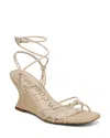 Sam Edelman Daxton Ankle Strap Wedge Sandal In Neutral