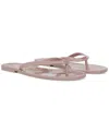 Sam Edelman Dean Jelly Flip Flop Rose Dust Jelly