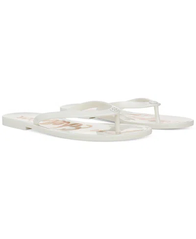 SAM EDELMAN WOMEN'S DEAN JELLY THONG FLAT SANDALS