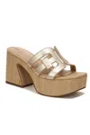 Sam Edelman Women's Dev Platform Sandal In Gold Leaf In Yellow