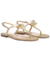 Sam Edelman Eden Slingback Sandal In Amber Gold