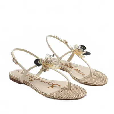Sam Edelman Women Eden Thong Sandal In Modern Ivory In Multi
