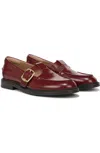 Sam Edelman Elaina T-strap Buckle Loafer French Burgundy Leather In Multi