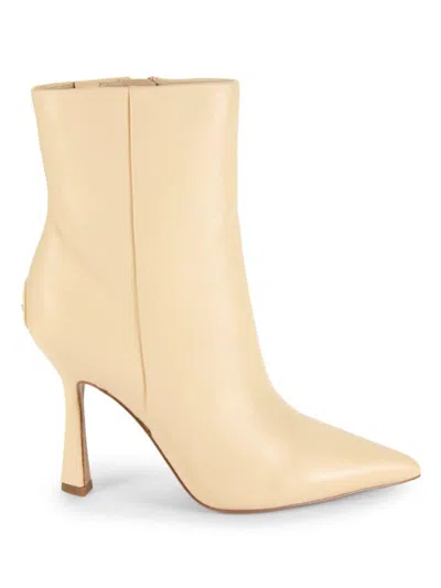 Sam Edelman Women's Ella Leather Boots In Eggshell