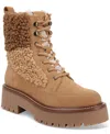 Sam Edelman Elliot Combat Boot Golden Caramel Suede In Golden Caramel