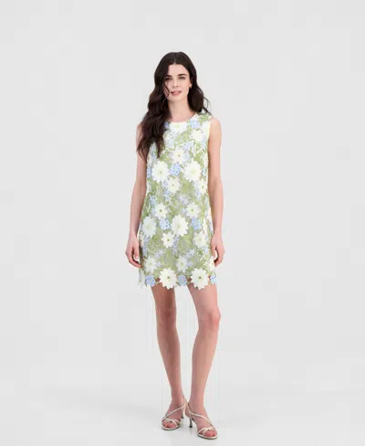 Sam Edelman Women's Embroidered Sleeveless Sheath Dress In Multi