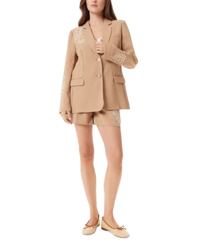 SAM EDELMAN WOMEN'S FALLON EMBROIDERED TWO-BUTTON BLAZER