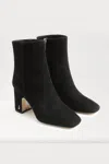 Sam Edelman Women's Fawn Ankle Bootie In Suede Black In Multi