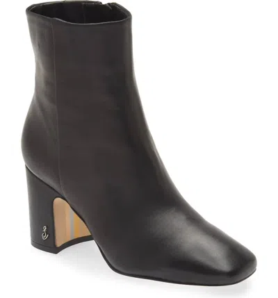 Sam Edelman Women's Fawn Leather Boots In Black Leather