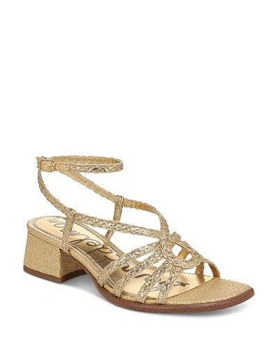 Sam Edelman Women's Fletcher Strappy Sandals In Gold