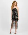 Sam Edelman Sequence Strapless Column Cocktail Dress