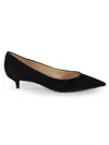 SAM EDELMAN WOMEN'S FRANCI POINT TOE SUEDE PUMPS