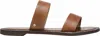 Sam Edelman Gala Double Strap Slide Sandal Cognac Leather In Brown
