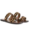 Sam Edelman Gala Double Strap Slide Sandal Cyprus Tan Multi Leather In Cyprus Tan Multi Leather