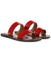 Sam Edelman Gala Slide Sandal In Summer Red Leather