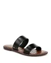 Sam Edelman Haydee Womens Padded Insole Slide Sandals In Black