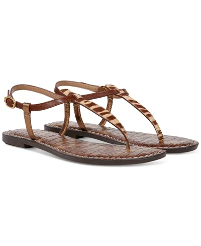SAM EDELMAN WOMEN'S GIGI T-STRAP FLAT SANDALS