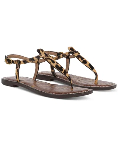 SAM EDELMAN WOMEN'S GIGI T-STRAP FLAT SANDALS