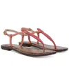 Sam Edelman Women's Gigi Thong Flat Sandals In Pink Lily Brahama Hair