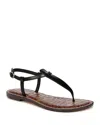 Sam Edelman Sandales Plates Gigi En Cuir In Black