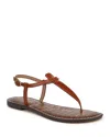Sam Edelman Women's Gigi Thong Flat Sandals In Kona Brown