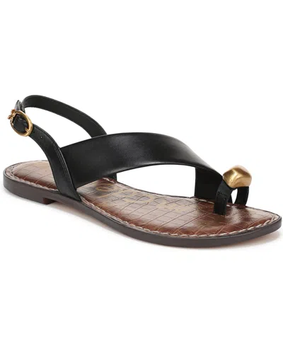 Sam Edelman Grace Toe-strap Sandals In Black