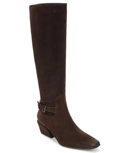 Sam Edelman Women's Haisley Zipper Tall Boots In Espresso Bean Suede