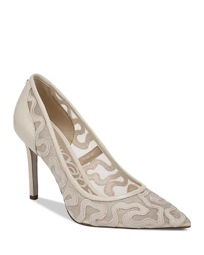 Sam Edelman Women's Hazel Mesh 4 Pointed Pumps In Neutral