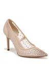 Sam Edelman Hazel Mesh Pointed Toe Pump In Vintage Pink
