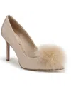 Sam Edelman Hazel Feather Embellished Pump In Neutral