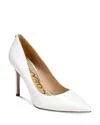 Sam Edelman Women's Hazel Pointed Toe High-heel Pumps In Bright White
