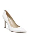 Sam Edelman Hazel Pointed Toe Pump Modern Ivory Leather In White