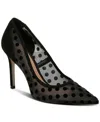 Sam Edelman Hazel Polka Dot Mesh Pump Black Polka Dot Mesh In Black Rhinestone Mesh