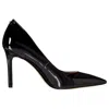Sam Edelman Hazel Pointed Toe Pump Black Patent In Black