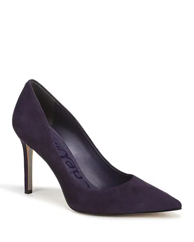 Sam Edelman Women's Hazel Suede Pumps In Purple