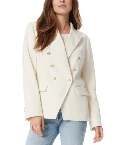 Sam Edelman Women's Imogen Double-breasted Blazer In Cream
