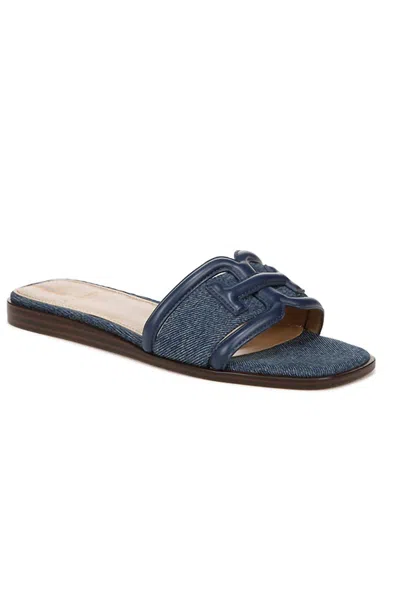 Sam Edelman Women's Irina Slide Sandal In Blue Stone