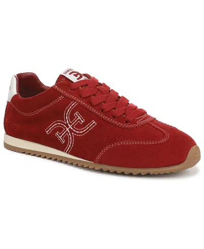 Sam Edelman Women's Isella Lace-up Sneakers In Red