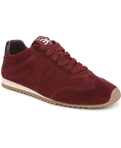 Sam Edelman Women's Isella Lace-up Sneakers In Burgundy