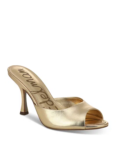 Sam Edelman Women's Jeanie Mule Sandals In Gold