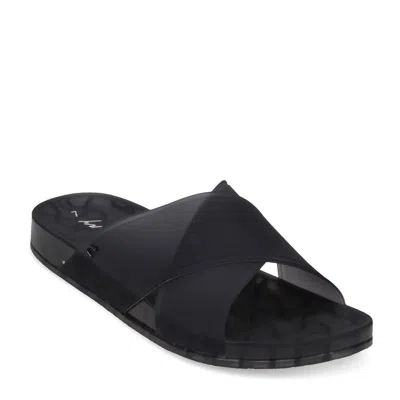 Sam Edelman Women's Jelly Jaylee Block Translucent Slip On Slides Sandals In Black