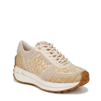 Sam Edelman Women's Jianna Lace Up Platform Sneaker In Mesh/suede/nubuck/warmsand In Multi