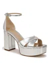 Sam Edelman Jullian Platform Heel Soft Silver Metallic In Soft Silver