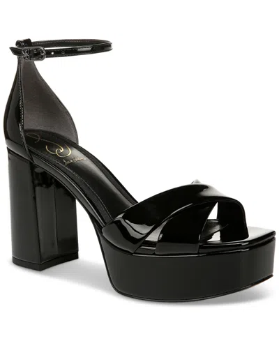 Sam Edelman Women's Jullian Platform Dress Sandals In Black