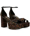 Sam Edelman Jullian Platform Heel Brown Multi Fabric In Brown Multi