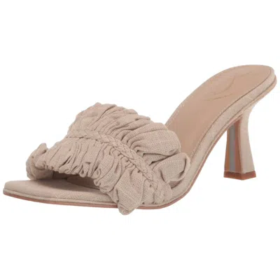 Sam Edelman Women's Kady Linen Heels In Natural Linen In Neutral