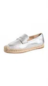 Sam Edelman Kai Penny Loafer In Silver