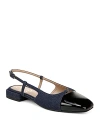 SAM EDELMAN WOMEN'S KARA SLINGBACK CAP TOE FLATS