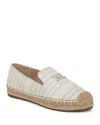 Sam Edelman Kathleen Espadrille Flat In White/natural