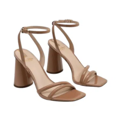 SAM EDELMAN WOMEN'S KIA BLOCK HEEL SANDAL IN ROSA BLUSH PATENT 